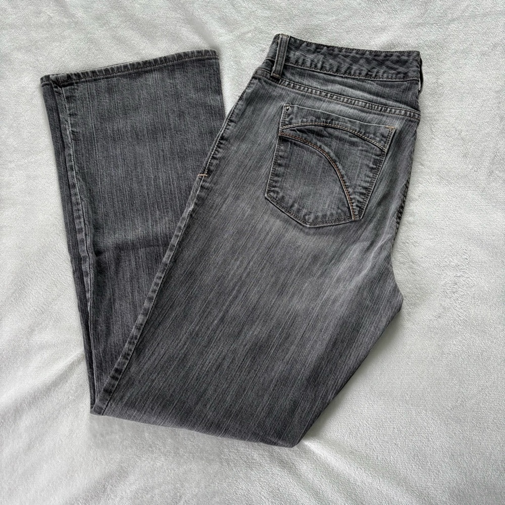 Eddie Bauer boot cut jeans 12R gray